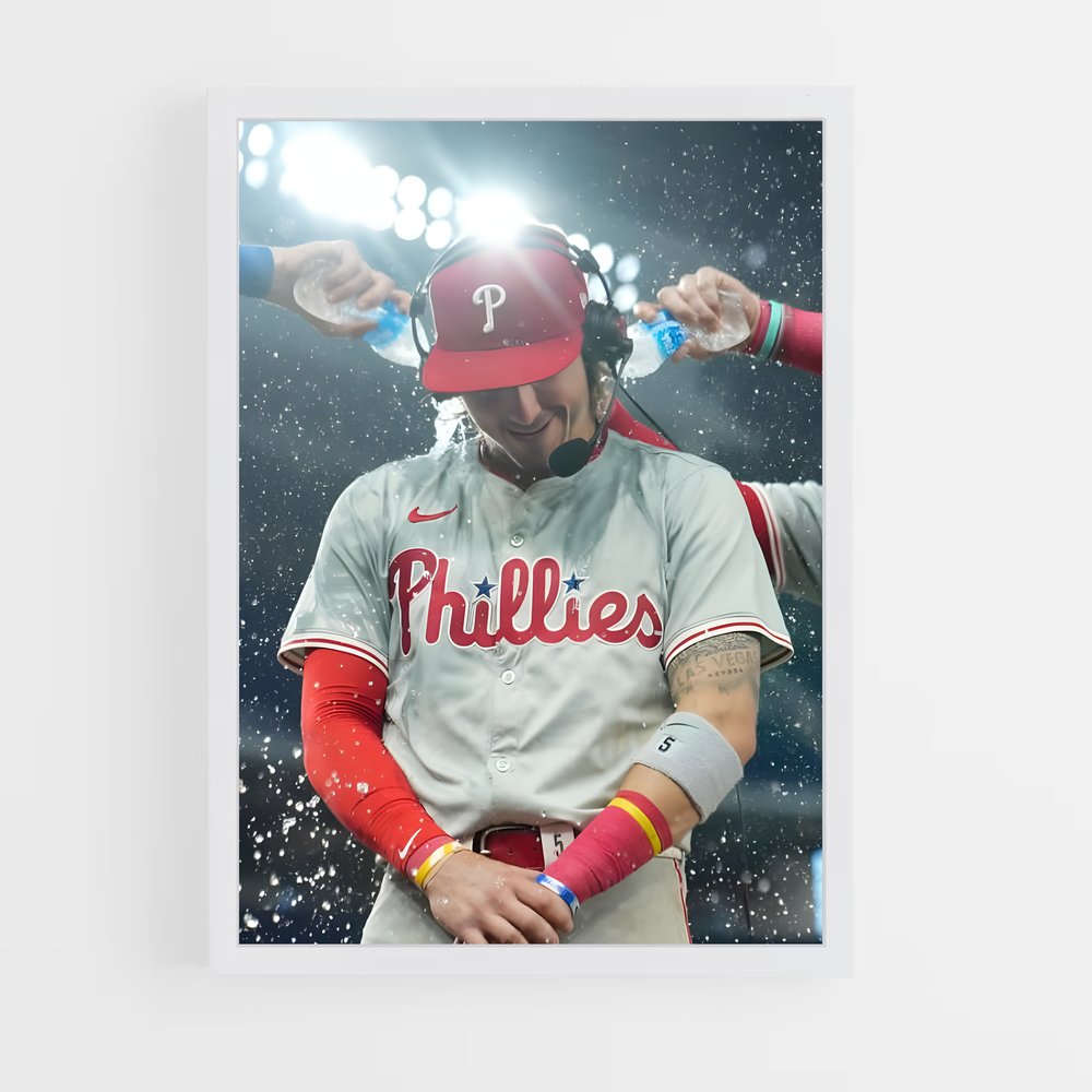 Poster Victoire des Phillies – affiche Baseball (vue 3)